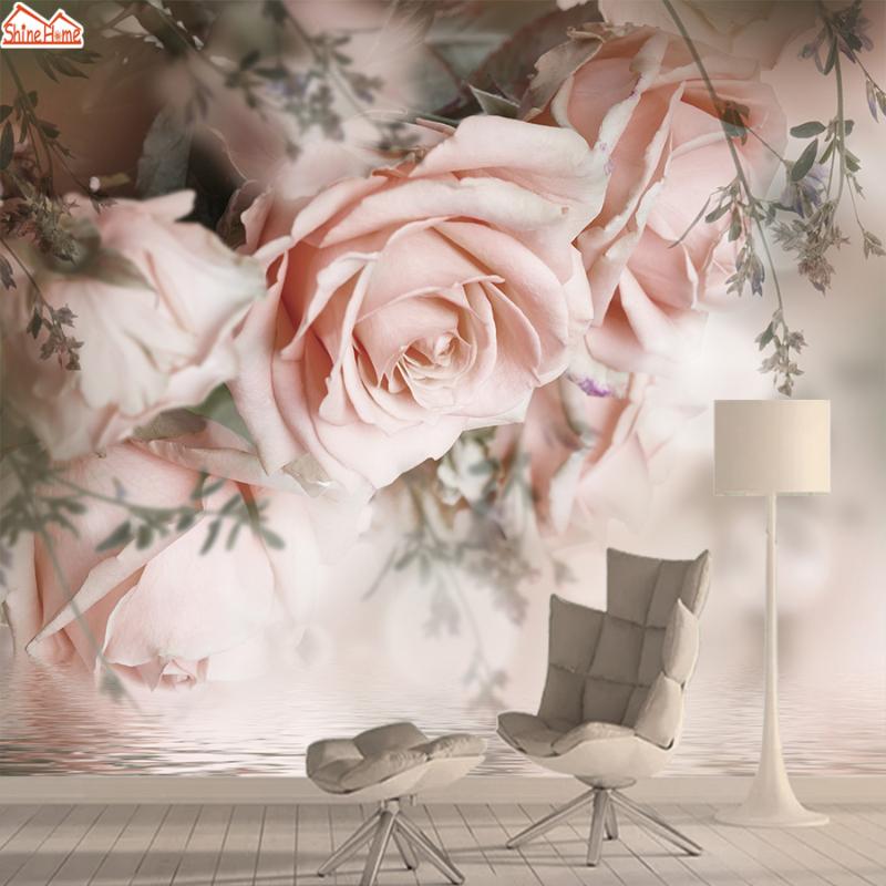 

Retro 3d Embossed Nature Mural Wallpaper Wall Paper Papers Home Decor Photo Wallpapers for Living Room Murals Walls Rolls Rose, 3d embossed material