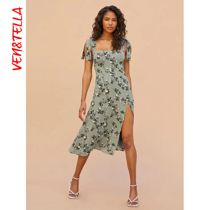 

NEW AUTH Reformation Twilight Dress Verde, Suit