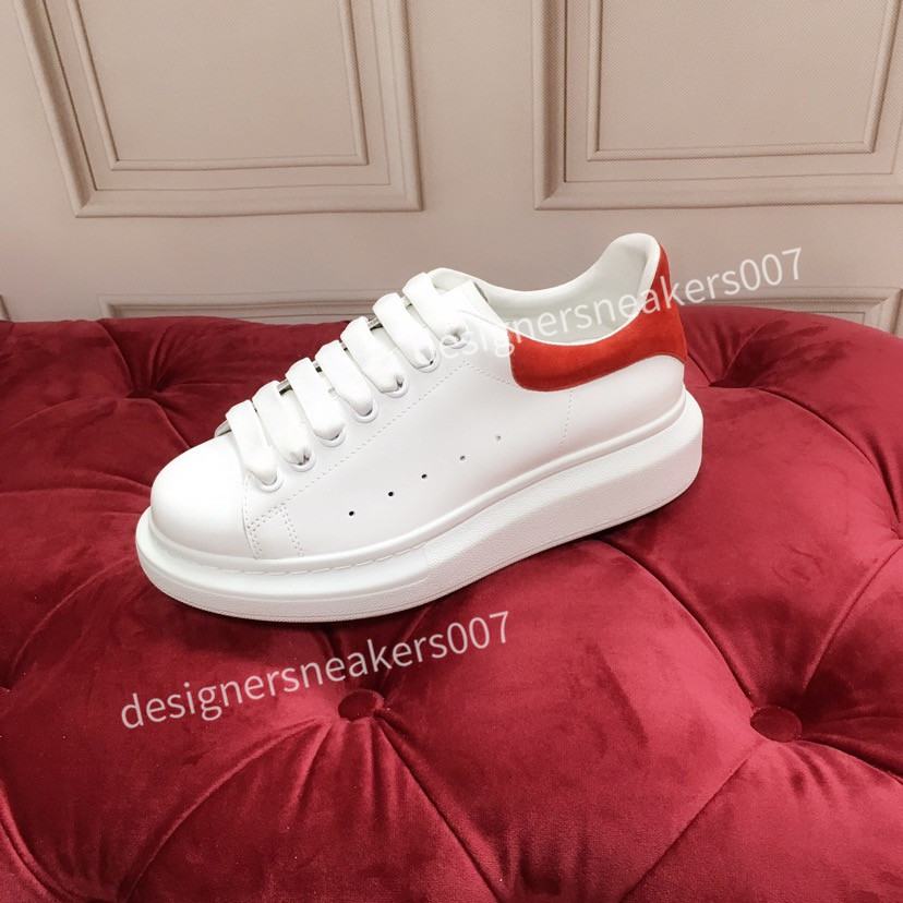 

top new Men Leather Lace Up Platform Oversized Sole Sneakers White Black Casual hc191001, 04