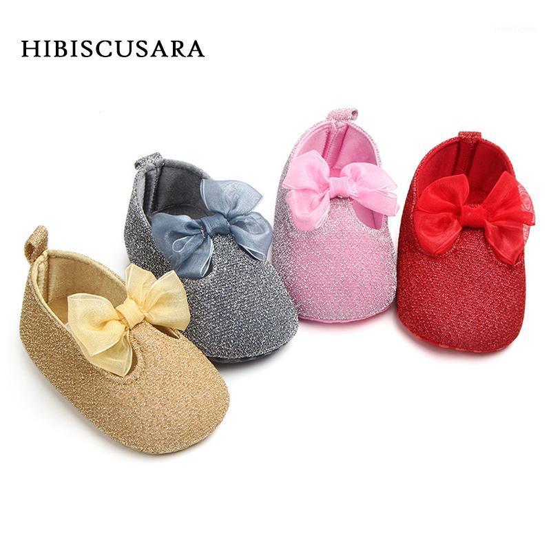 

Princess Baby Shoes Infant Girl Soft Sole First Walkers Shiny Shoes With Lace Bow Toddler Glitter Prewalkers Gold, Silver1