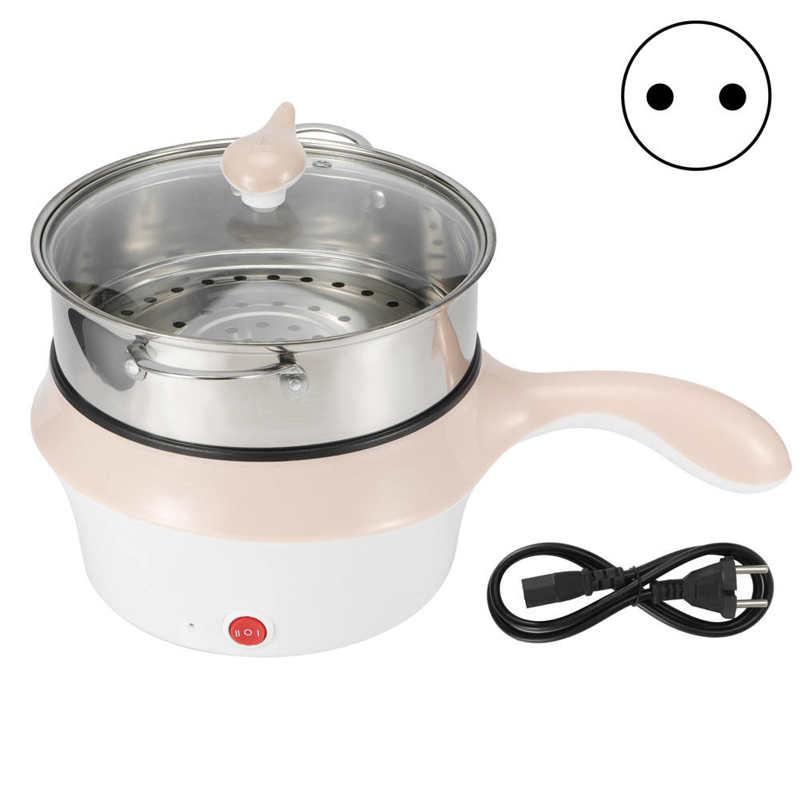 

1pc Electric Multi Cooker 1.8L Non Stick Electric Cooker Multifunctional MiniwaMulti Layer Mini Hot Pot with Steamer