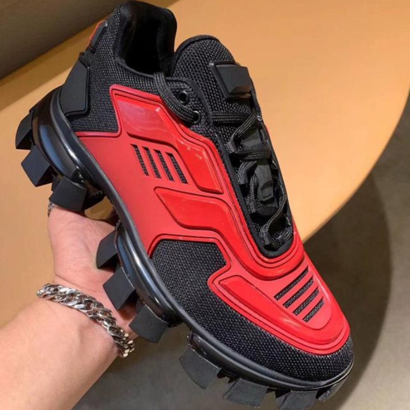 

Men's fashion casual low-top casual shoes lace-up design shoes capsule series color-blocking platform luxury sneakers, 10