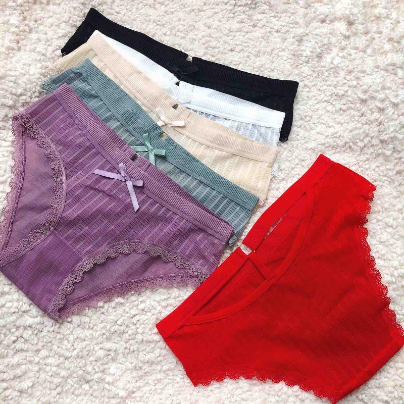 

Women's Panties Lace Sexy Briefs Panties Underwear Knickers Bikini Ventilate Underpants Women's Shorts Sexy Lingerie Thongs Woma, Beige