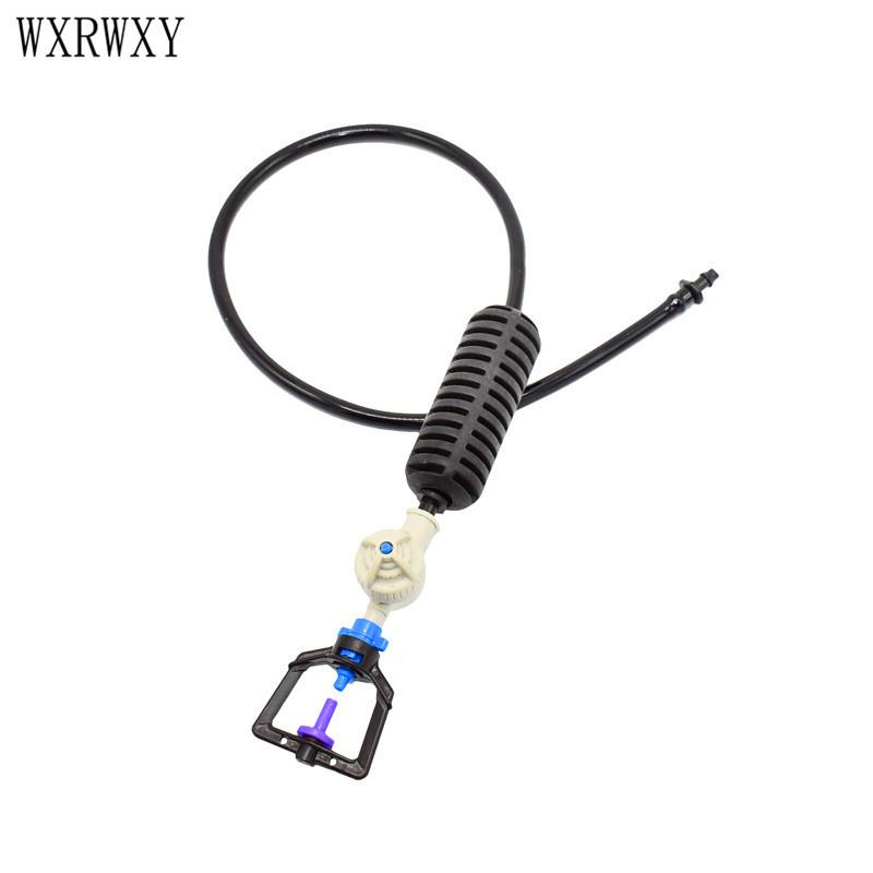 

wxrwxy 360 Degree atomization micro-nozzle anti drip misting nozzle Rotary Hanging Assembly Sprinklers 1pcs, Navy blue