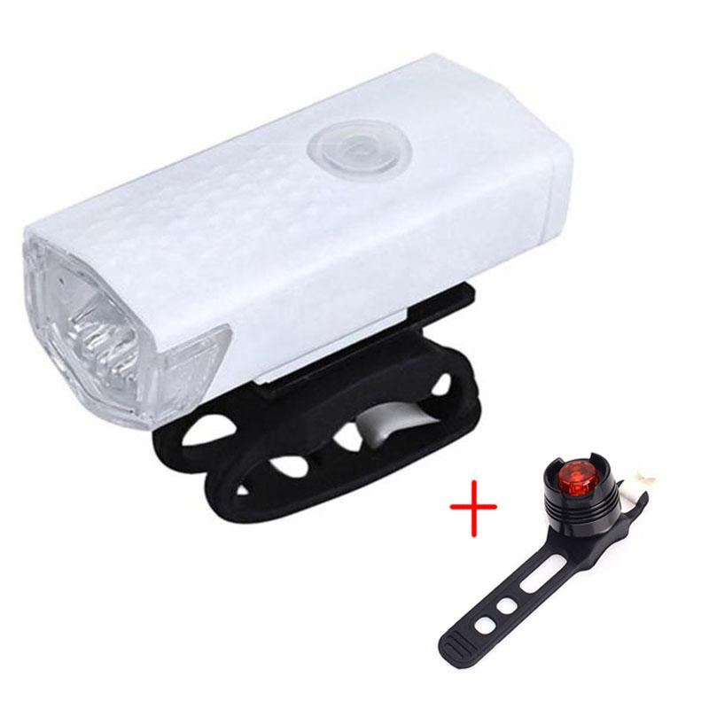 

Bike Light USB Rechargeable 300 Lumen 3 Mode Bicycle Front Light lamp Waterproof 6000K Bike Headlight Cycling LED