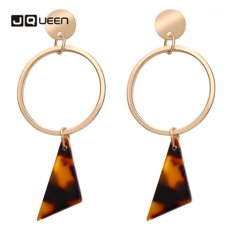 

Fashion Trend Jewelry Simple Design Geometric Earrings Resin Acrylic Drop Women Female Wedding Party Gift Dangle & Chandelier, Silver