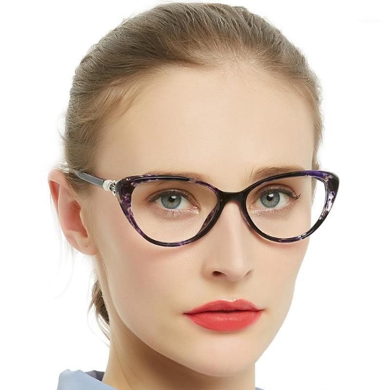 

Anti Blue Ray Reading Glasses Women Progressive Multifocal Presbyopia Eyeglasses Frame Cat Eye Eyewear Near Far Sight OCCI CHIAR1