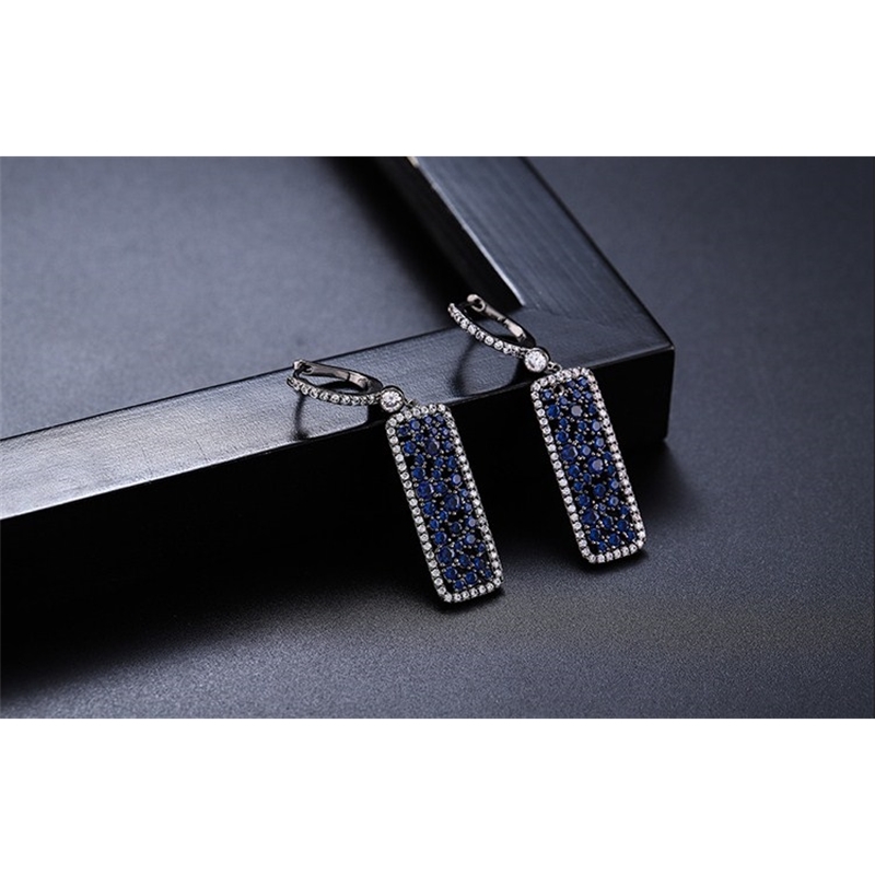 

Piazza rhinestone long tassel earring for vintage women