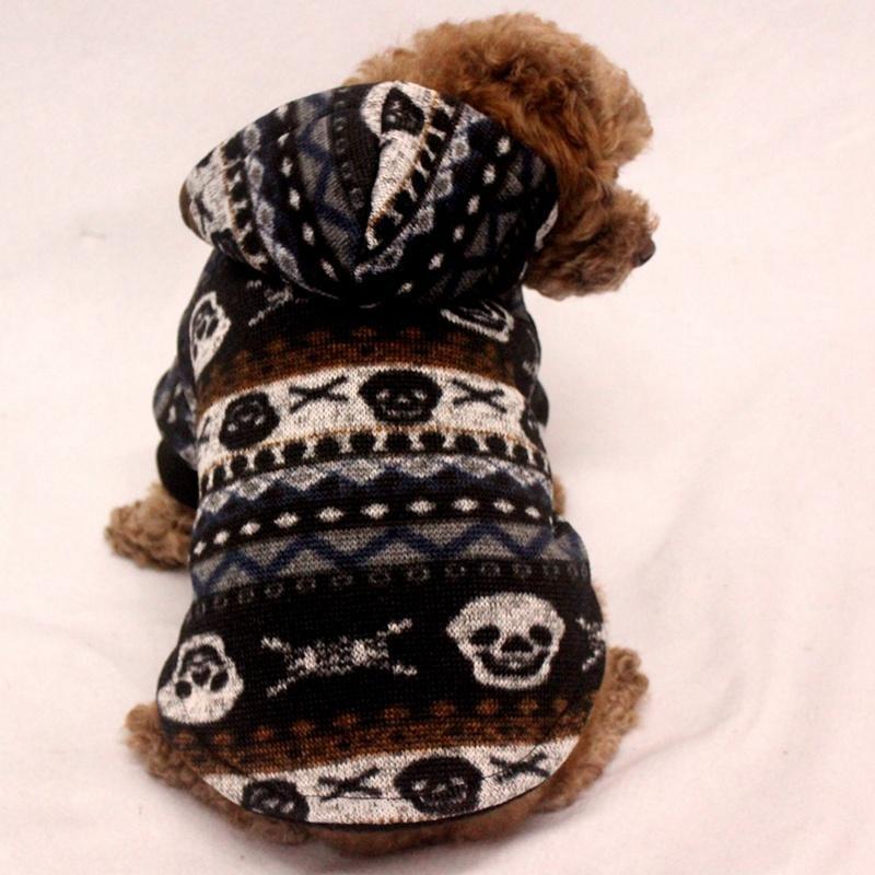

Pet Dog Hoodie Autumn Winter Warm Clothes Dog Double Layer Thickening Hooded Coat 2 Legged Hoodie Roupa De Cachorro Clothing1, Gray