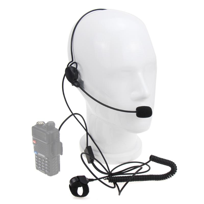 

Universal K Plug Walkie Talkie Headphone Headset 2 Pin PMic For Baofeng UV-5R BF-888S Retevis TYT Two Way Radio