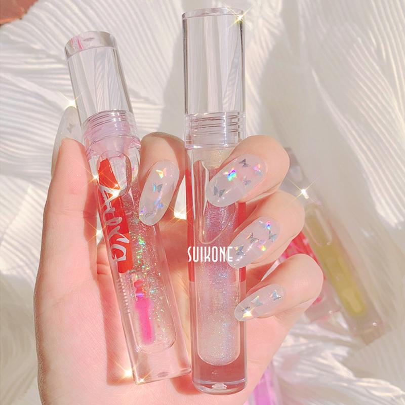 

1PC Camellia Jelly Lip Gloss Lips Plumper Makeup Lip Gloss Moisturizing Vitamin E Mineral Oil Nourishing Lipstick Oil, 02