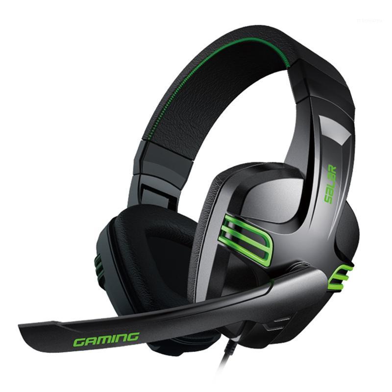 

Salar KX101 3.5mm Wired Earphone Gaming Headset PC Gamer Stereo Headphone with Microphone for Computer1