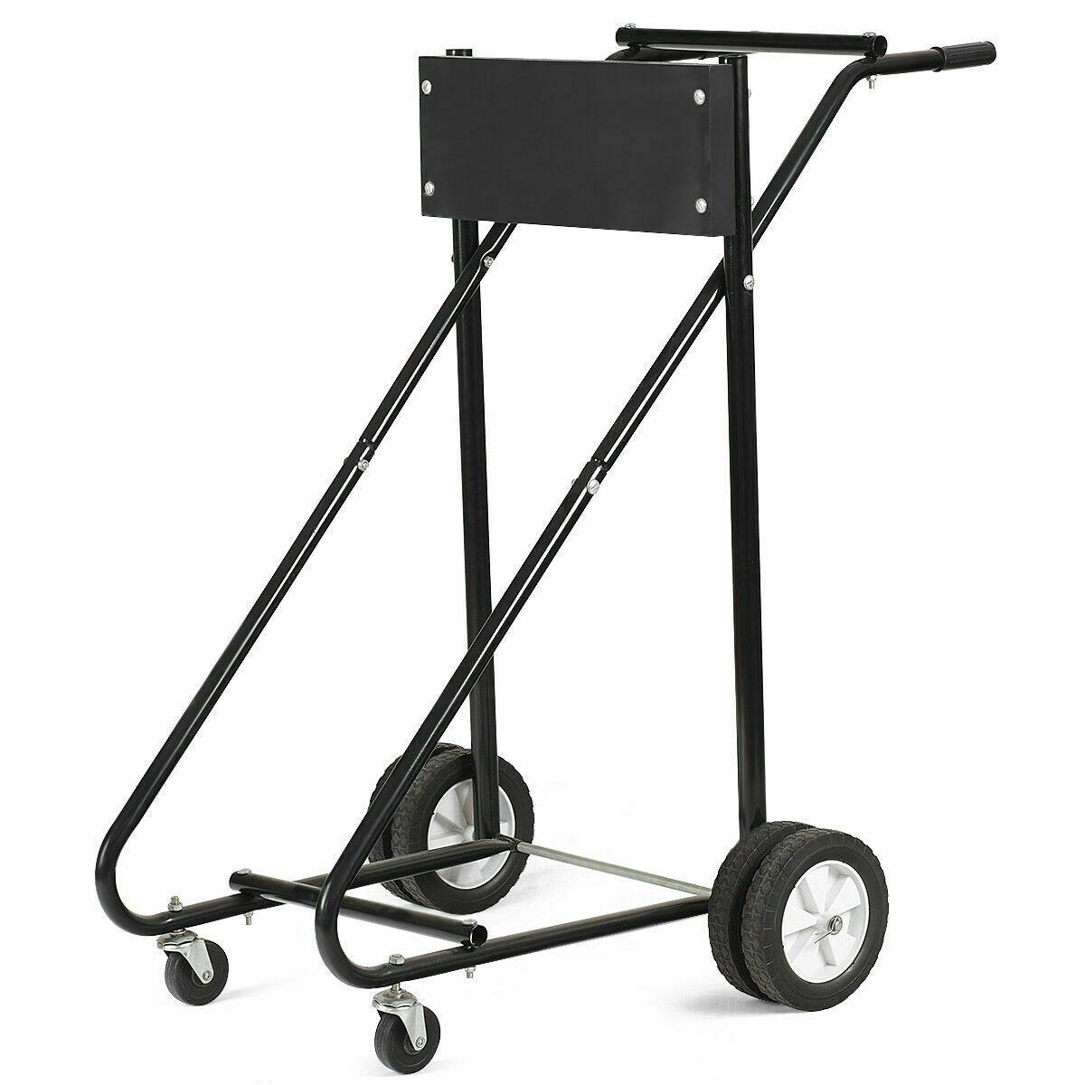 

315 LBS Outboard Boat Motor Stand Carrier Cart Dolly Storage Pro Heavy Duty New