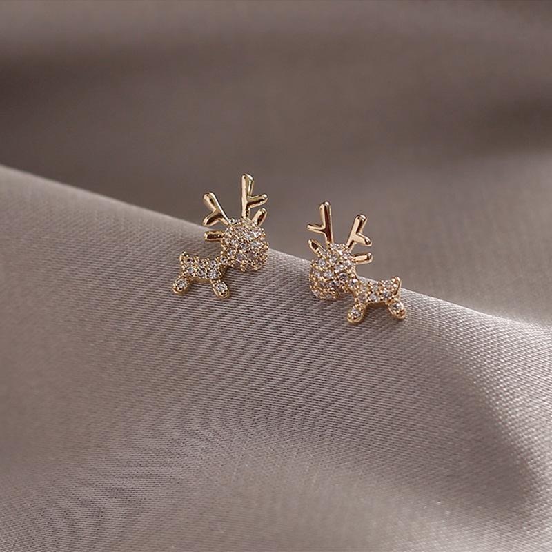

Fashion Cute Romantic Christmas Gift Animal Elk Ladies Earrings for Women 2020 Exquisite Deer Earrings Korean Version Jewelry