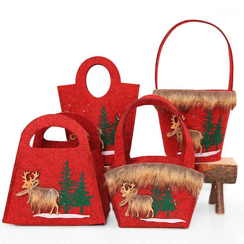 

Christmas Gift Christmas Snowflake Non-woven Candy Tote Bag Chrismas Presents Decor1