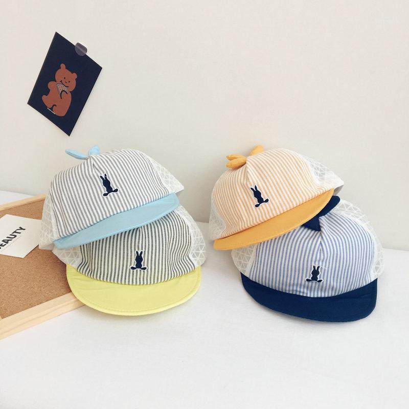 

Chao Meng Cartoon embroidery baby soft edge hat 2020 sunscreen hat for infants and children1, Jiang huang