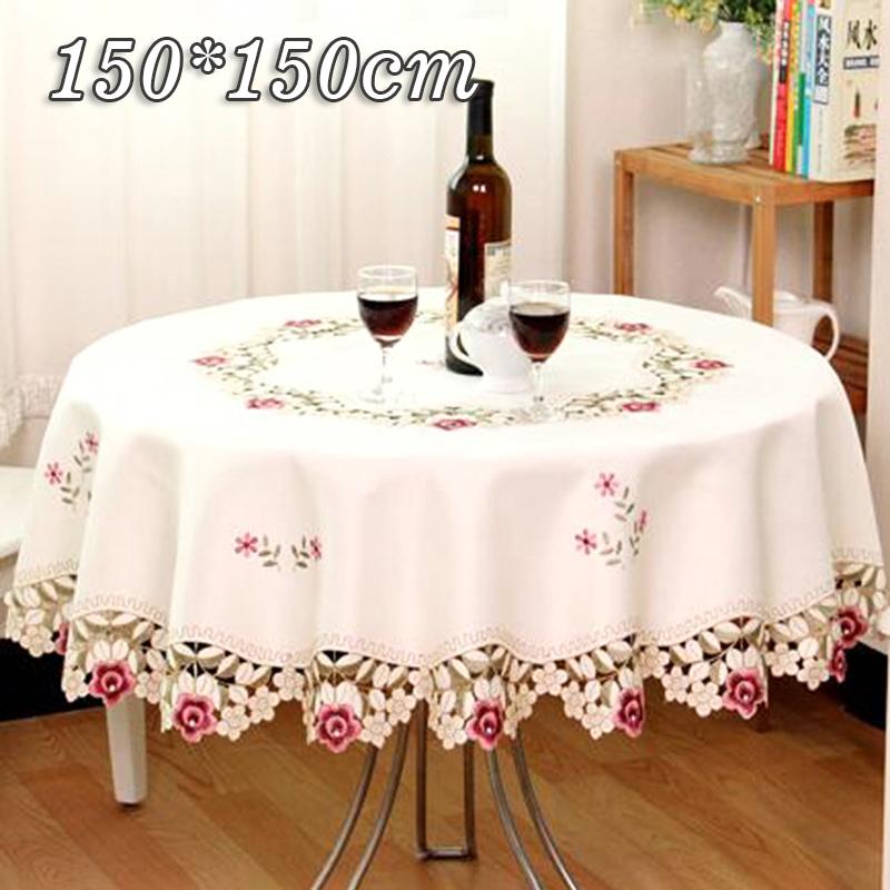 

3 Size Table Cover Cloth Tablecloth Round/Sqare Tablecloth Wedding Home Party Hotel Banquet Modern Decoration, 85x85cm1