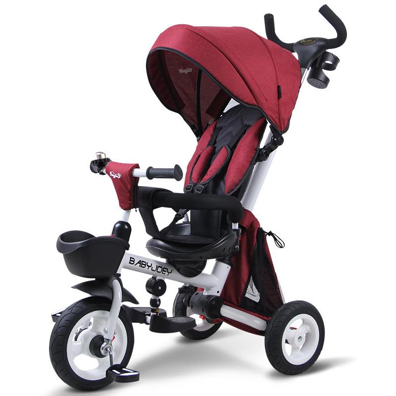 

Hot Selling Hot Mom Children's Tricycle Baby Folding Two-way Lightweight 1-3 Year Old Baby Stroller Tricycle for Kids Kids Car