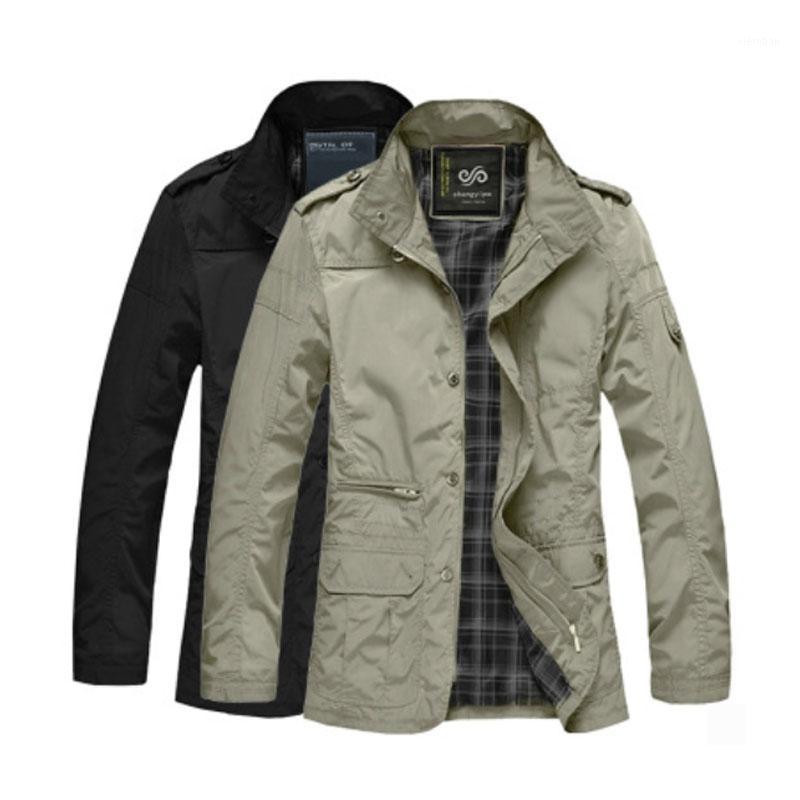 

Men's Jackets Men's Medium And Long Loose Casual Jacket Outerwear Coat Large Size M-5XL Fit For 230 Lbs1, Black
