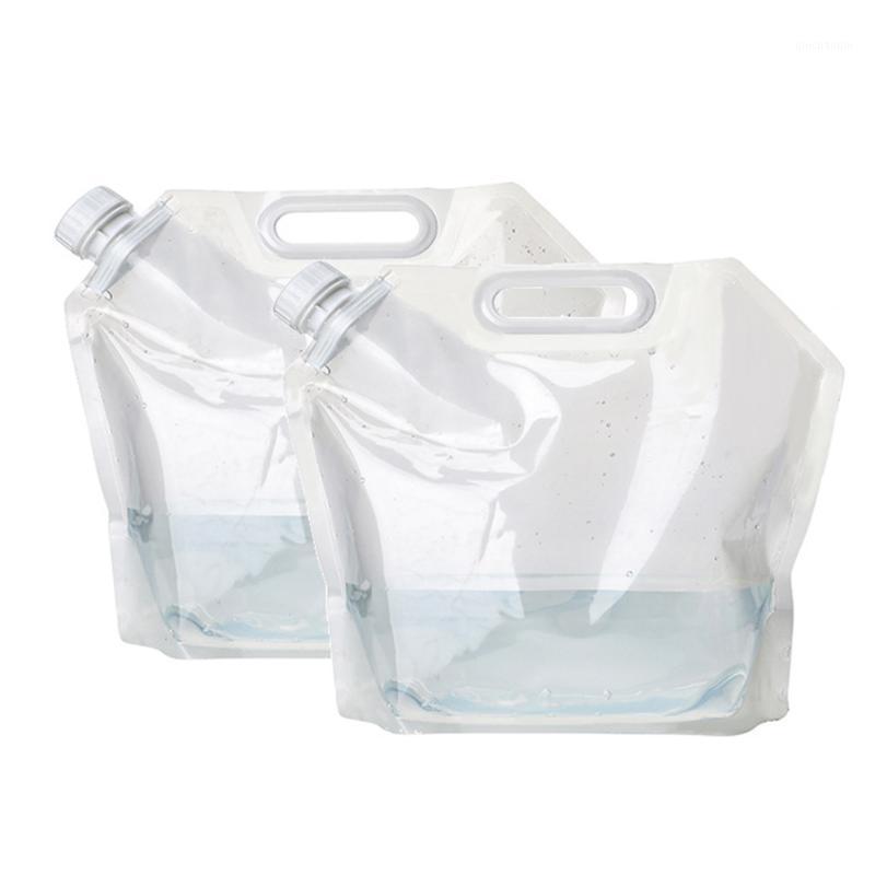 

5/10/15L Portable Camping Water Bag Container Foldable Outdoor Hiking Picnic BBQ Soft Flask Sport Bottle Water Storage Pack1, 5l