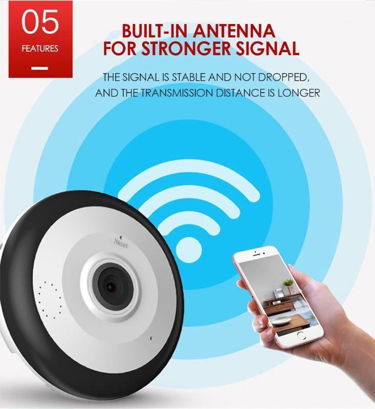 

Panorama Camera 360 Degree Xiaovv A3 MIC & SD card slot & Audio and Alarm Interface WIFI 2MP Fisheye Camera Home Security1, Cn plug
