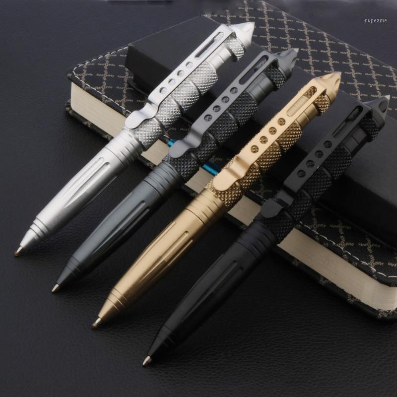 

Tactical ballpoint pen Self Defense Personal Safety Protective Stinger School Student Office Gifts Stationery1, Silver