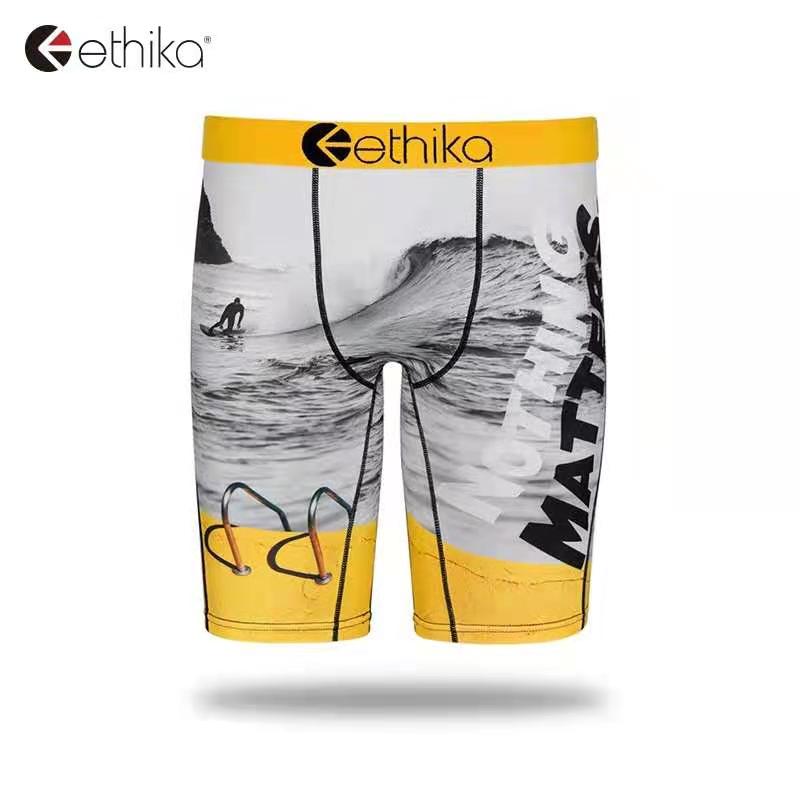 

New Ethika brand wholesale spot polyester seam seamless men' Boxer Shorts men' underwear boxer underwear 231259