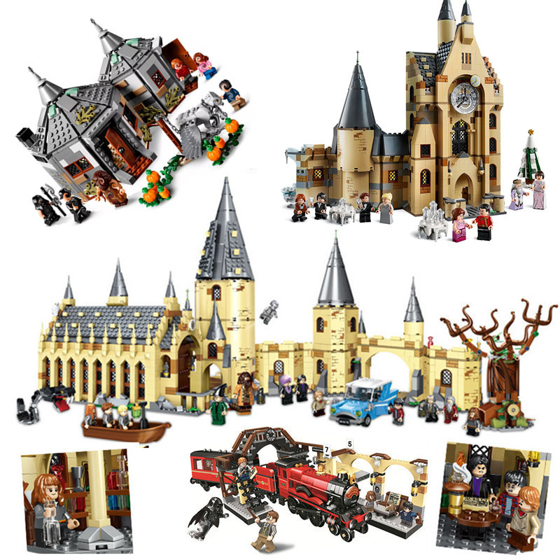 

2020 NEW Magic Animals Castle Harried Building Blocks Brick Potter Cartoon Action Figure Toys Game Model Anime Gift for Children C1118