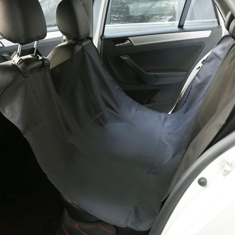 

Dog Car Seat Cover Waterproof and Non-Scratch Seat Anchors and Nonslip Backing, Ideal Equipment of Dog Travel Short &Long Traval, Black