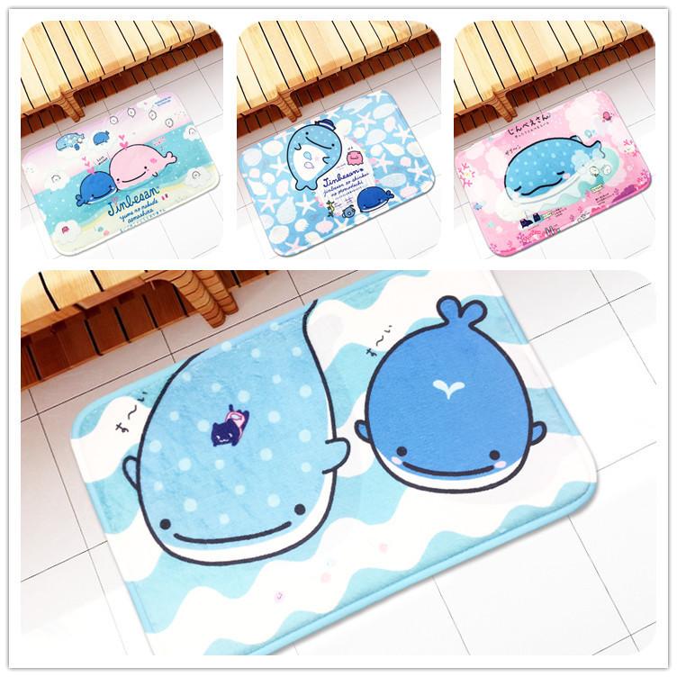 

IVYYE 38x58CM Whale Anime Rug Decoration Mat Home Carpets Bedroom Floor Mats Bath Plush Rugs Doormat Gifts NEW, See chart