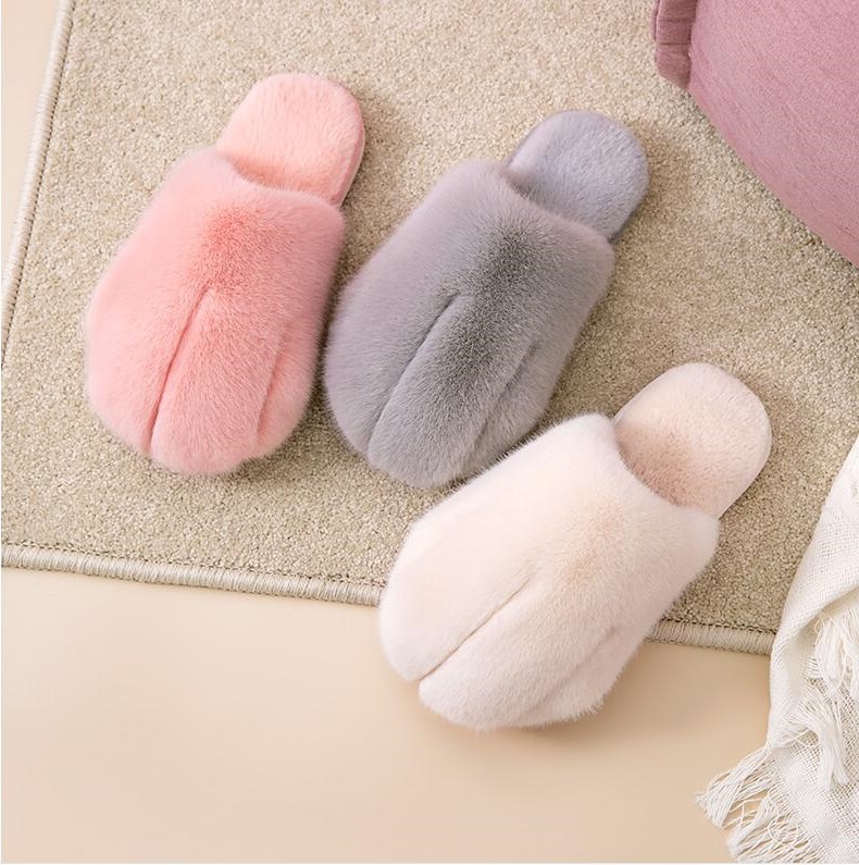 

winter Furry slippers sandals womens keep warm Home soft bottom non-slip white grey pink fashion women slipper sandal shoes size 36-40 07, 1 36-37 38-39 40-41