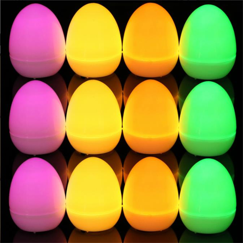 

2022 new simulation plastic egg lantern electronic LED Home Decoration Easter egg children's toy gift