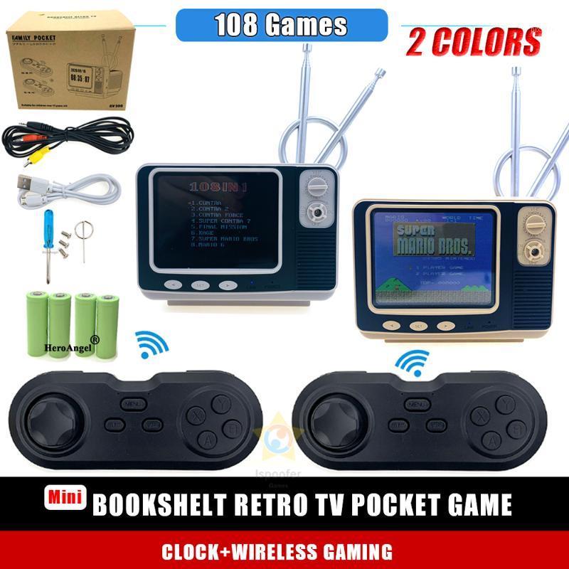 

GV300 Retro Bookshelf TV Game Console High-Definition 3.0 Display Sscreen Classic Bluetooth Wireless Controller With 108 Games1