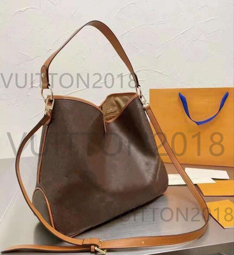 

Women Shopping Shoulder bags Purses lady Travel Underarm Crossbody Bag Luxurys Designers Handbags Luggage Totes With box, Brown old flower