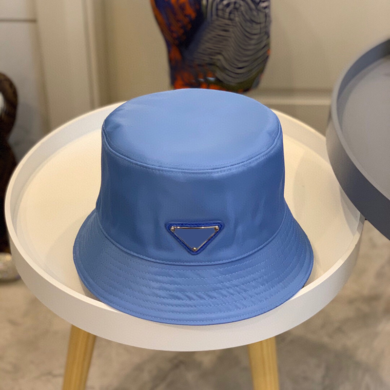 

Nylon Bucket Hat Designer Cap For Men Luxury Sun Hats Women Triangle Letter Caps Designers Fashion Casquette Bonnet Beanie Sunmmer 2203022WU, Khaki