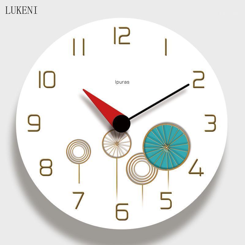 

Simple small windmill Painted wall clock bedroom/living room home decor wall decor1
