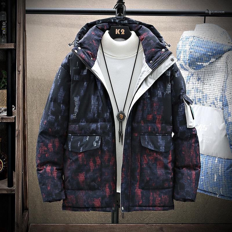 

Men's Winter Jacket Men 2020 Cotton Padded Jacket Casual Waterproor Coat Windbreaker hooded Warm Parka puffer Jackets For Men1, Blue jacket men