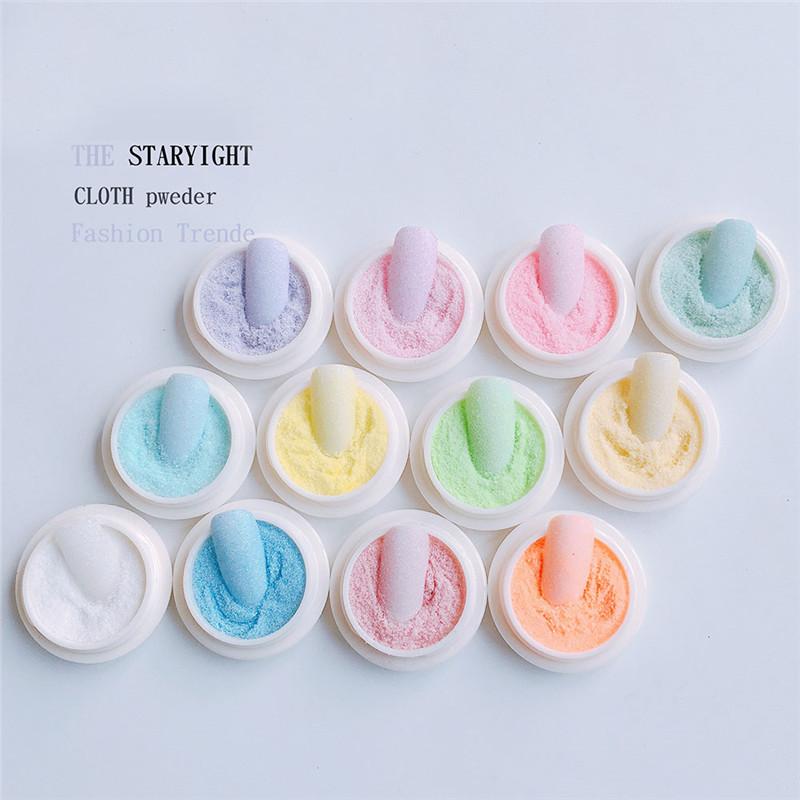 

1Box Sugar Nail Powder Glitter Nail Dust Powder Laser Gradient Pigment Coloful Glitter Art Decoration Accessories