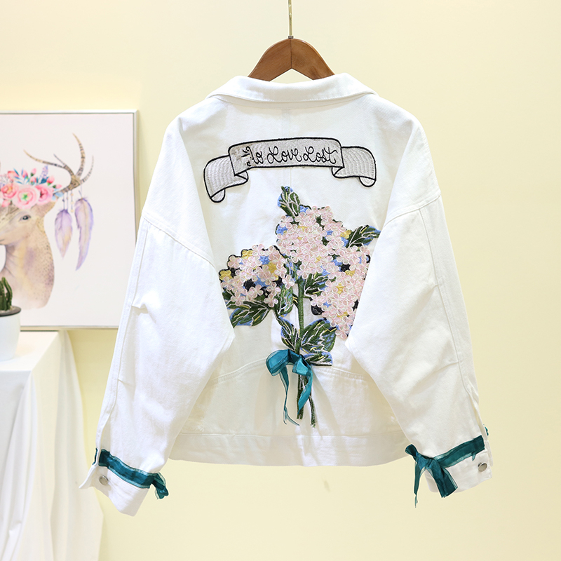 

New Girl Bottle Coat Jacket Jeans Outerwear Female Spring 2020 of Women, Pink