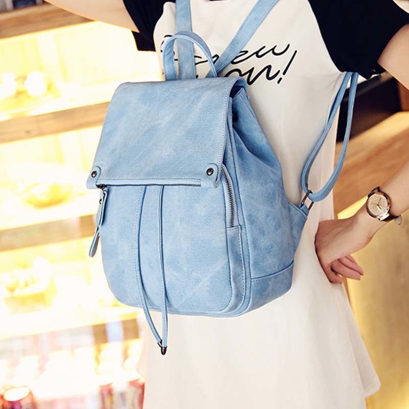 

2020 New Style Light Vintage Plutonium Backpack Fashion Female School Street Bag I36n, Black