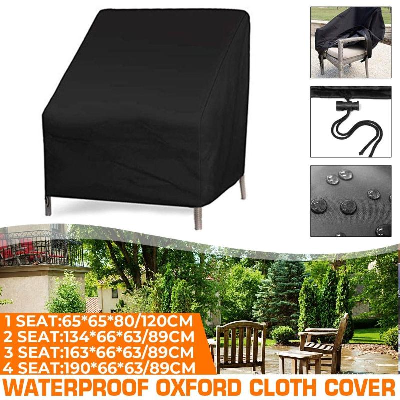 

Oxford Cloth Patio Chair Covers Waterproof Dustproof Cover Furniture Protector for Outdoors Balcony Garden
