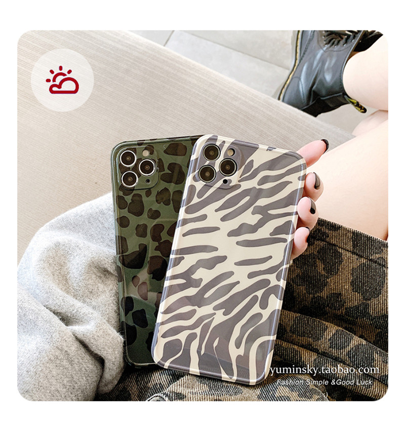 

Leopard zebra print for iPhone 8 7plus case XR XS / 11 / 12 pro max bright Mini BY DHL