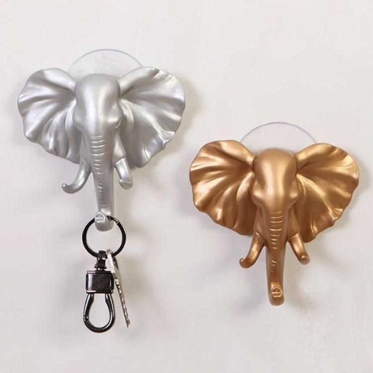 

Elephant sucker hooks, stereoscopic animals, wall decoration, suction cups, hooks, modeling hooks