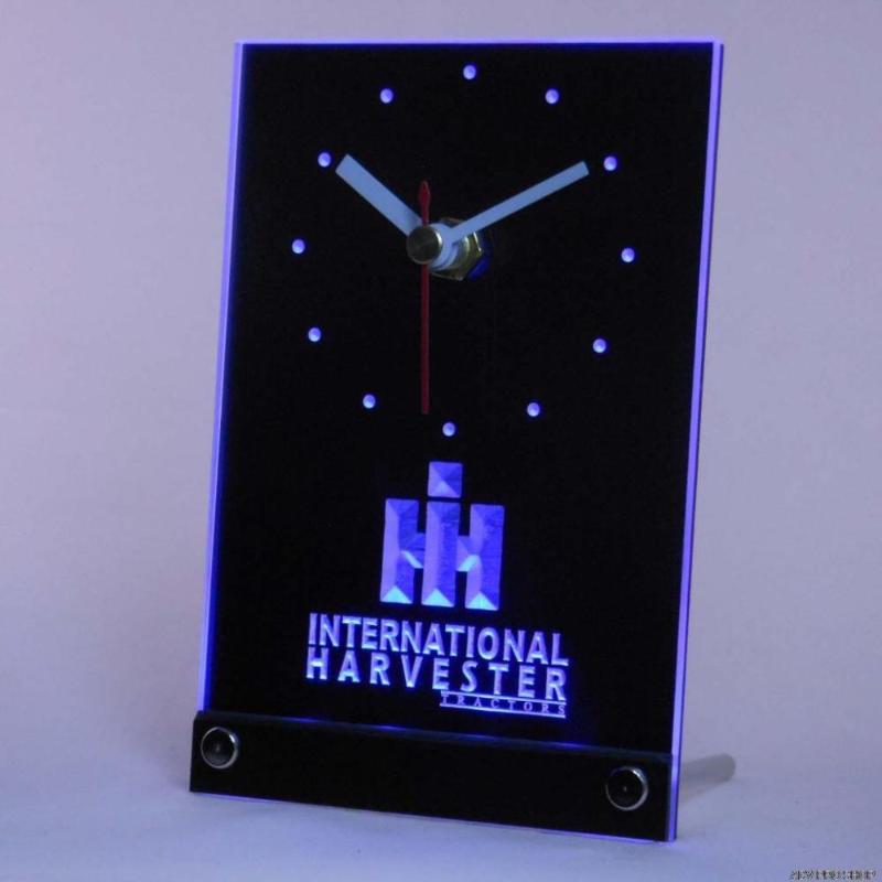 

tnc0169 International Harvester Tractor Table Desk 3D LED Clock