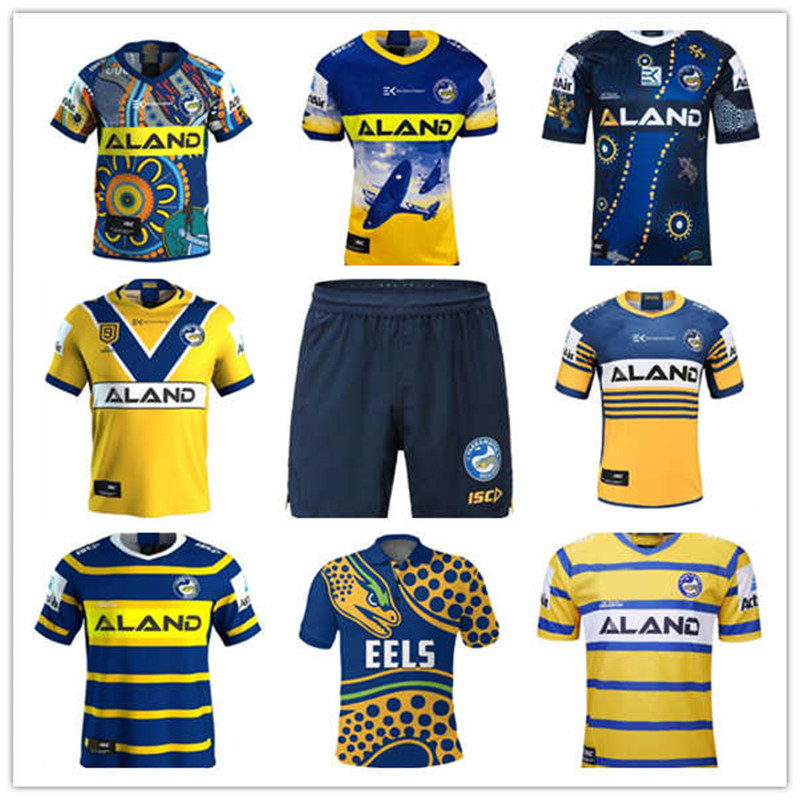 

Top New 1982 2018 2019 2020 2021 MANLY Parramatta EELS rugby Jerseys Rugby League jersey 19 20 21 shirts, Black;gray