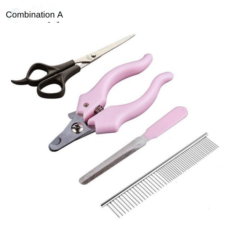 

Dog Nail Scissors Pet Nail Clippers File Scissors Steel Row Comb Beauty Scissors 4 PCs Set (the Logistics Price Pls Contact US)