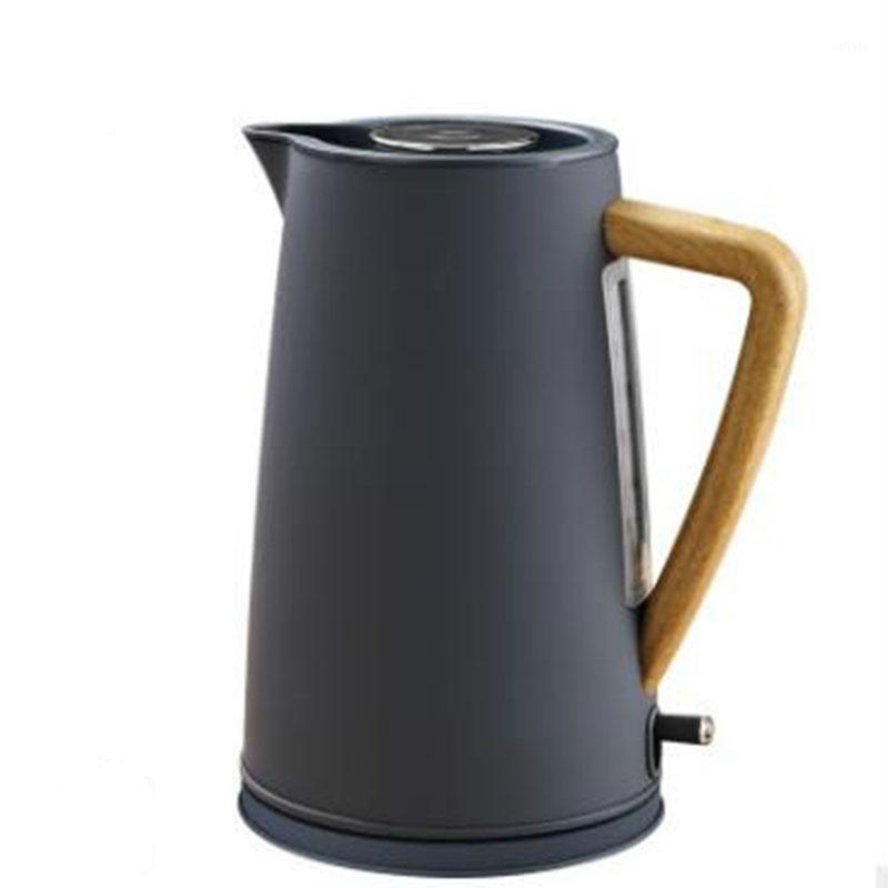 

1800W Stainless Steel Electric Kettle with Wooden Plastic Handle 1.7L #304 Grade SS Heating Water in 5 Minutes1