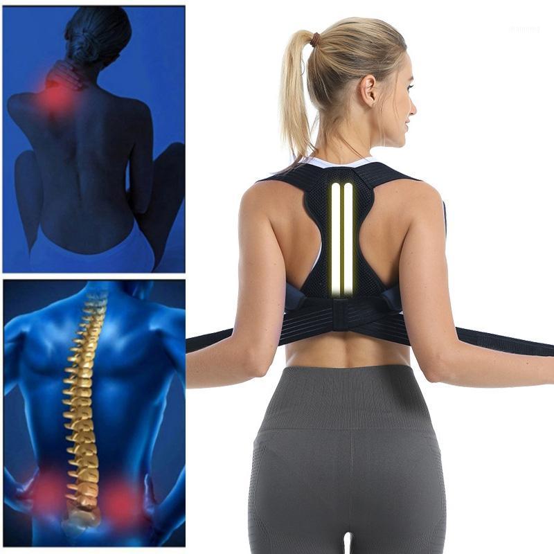 

Back Posture Correction Belt Posture Corrector Shoulder Back Pain Reliever Spine Straightener Adjustable Humpback Orthopedic1, As pic