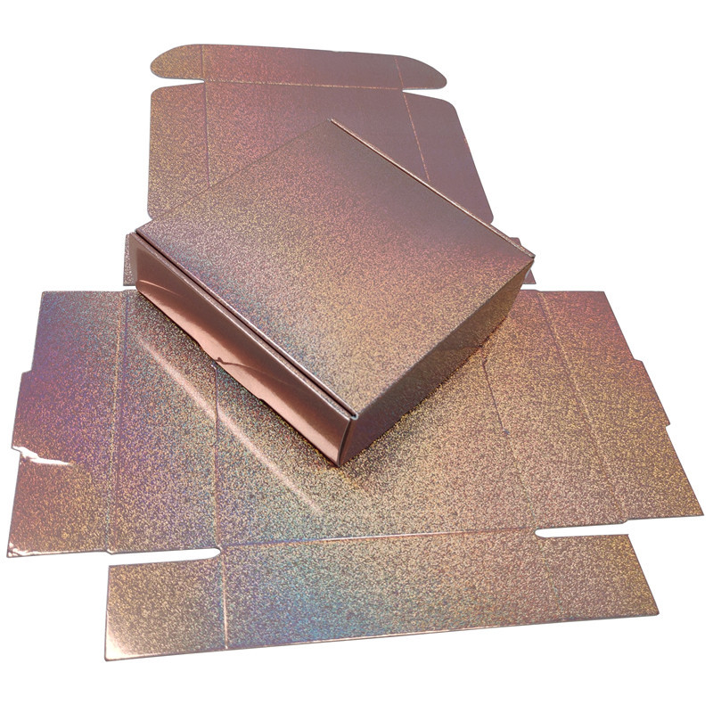 

20pcs Rose Gold Glitter Holographic Gift Box Y1121