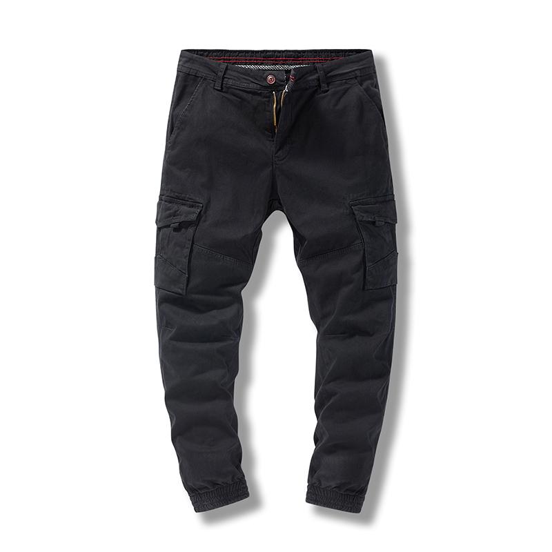 

2020 Men's Spring/Summer New Trend Tights Casual Fashion Workwear Pants, Black